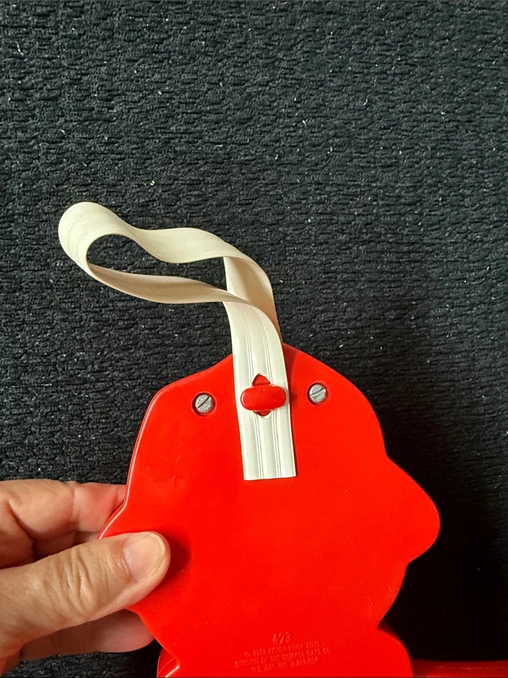 Fisher-Price Jumping Jack Scarecrow crib pull toy (Model #423),
